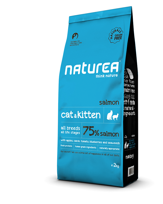 Naturea Naturals 全天然鮮肉糧-全貓三文魚配方 1.6kg / 5.5kg (新包裝)