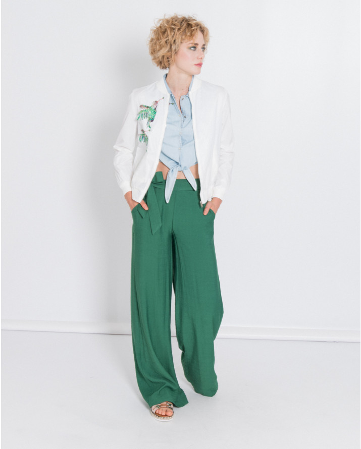 【silvian-heach】蜂鳥白色運動外套