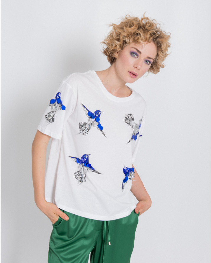 【silvian-heach】蜂鳥短袖T恤