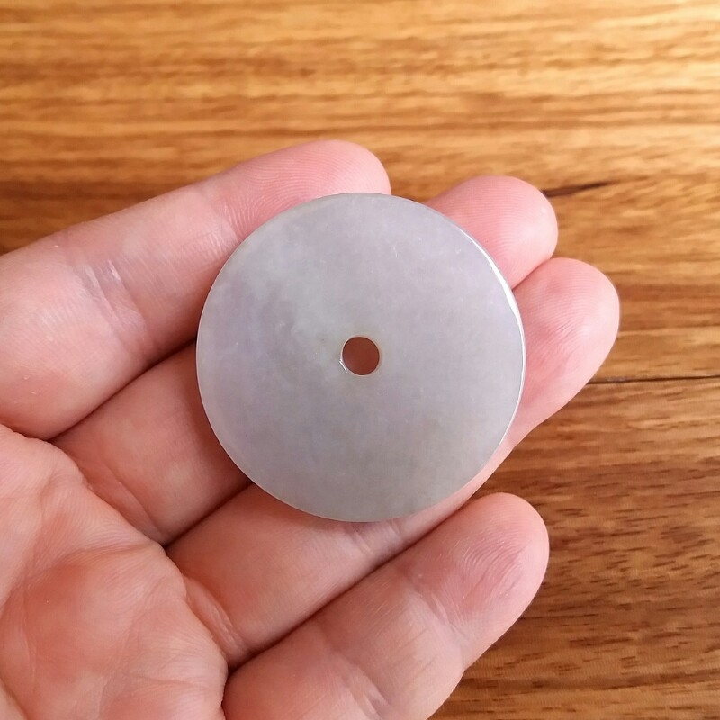 JK437 冰糯平安扣 (方形邊) (38mm直徑)