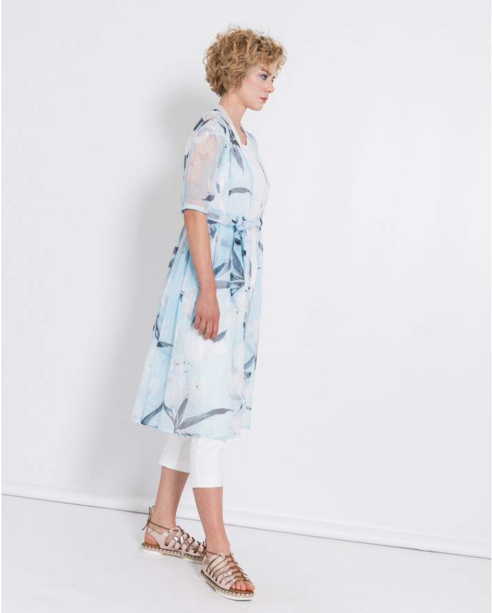 【silvian-heach】彩葉紗質浴衣外套