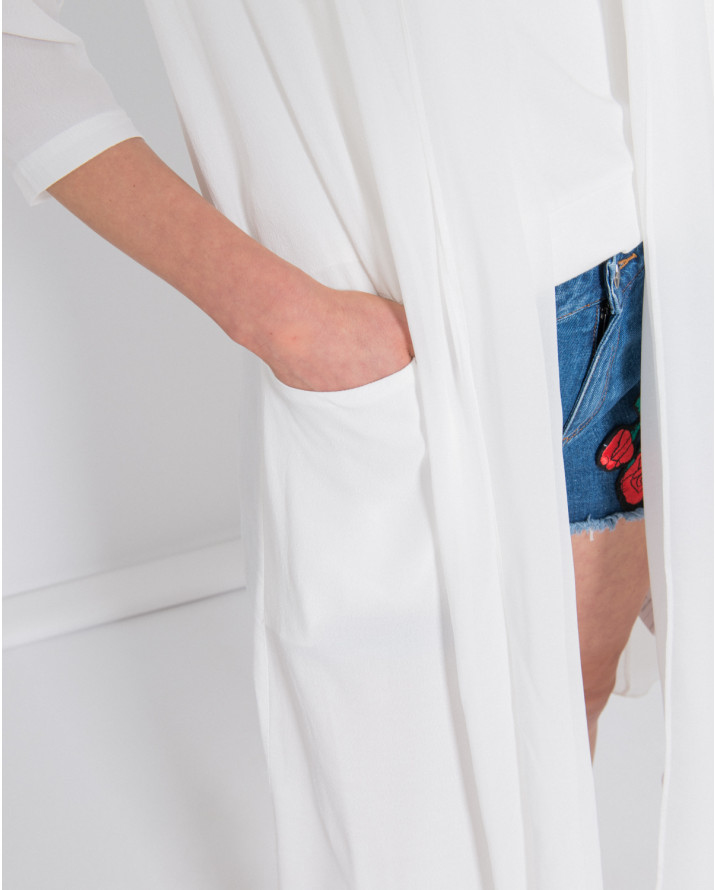 【silvian-heach】五分袖雪紡長外套