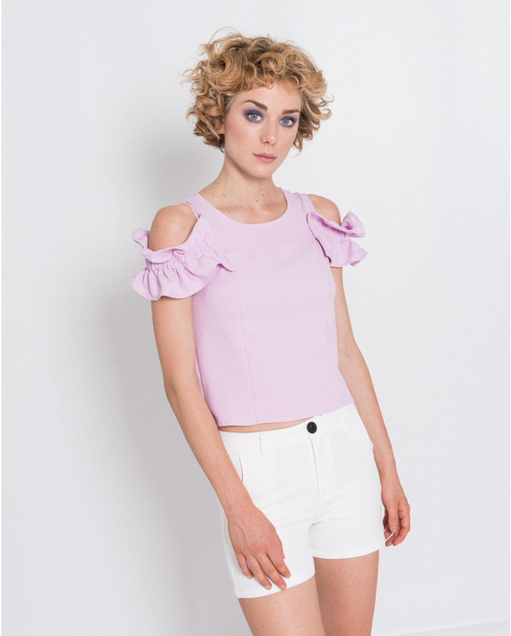 【silvian-heach】肩部挖空背心