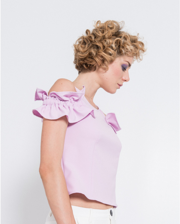 【silvian-heach】肩部挖空背心