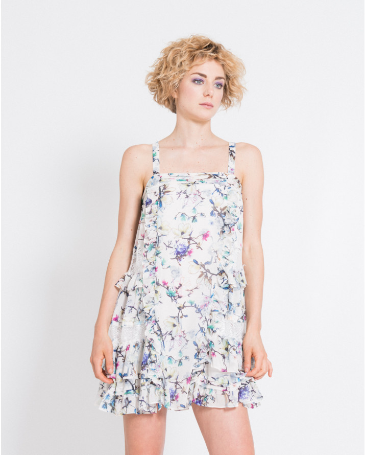 【silvian-heach】夏日花園細肩帶洋裝