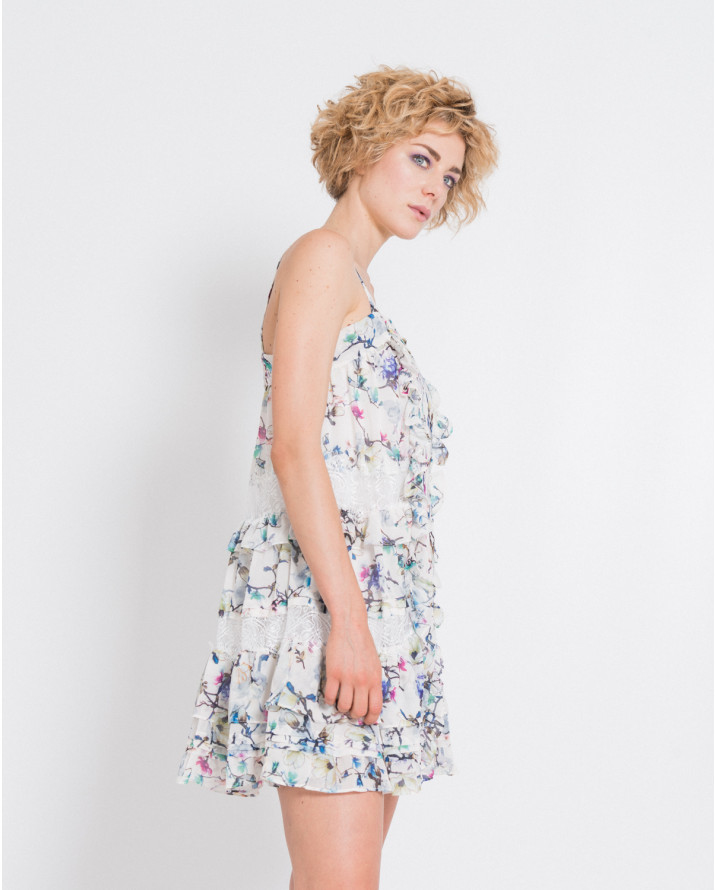 【silvian-heach】夏日花園細肩帶洋裝