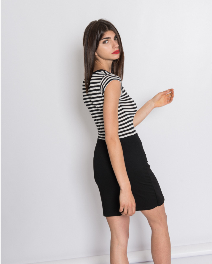 【silvian-heach】條紋窄身洋裝