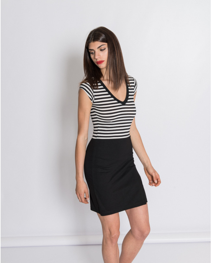 【silvian-heach】條紋窄身洋裝