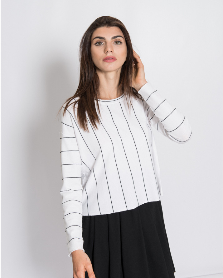 【silvian-heach】直紋長袖針織衫