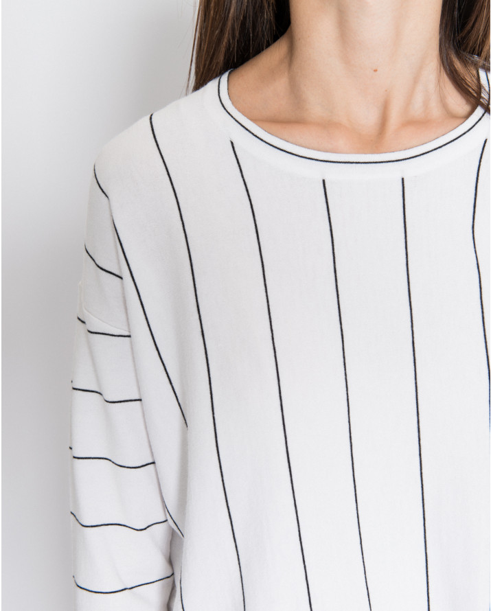 【silvian-heach】直紋長袖針織衫