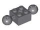 17114 Technic, Brick Modified 2 x 2 with Balls with Holes and Axle Hole