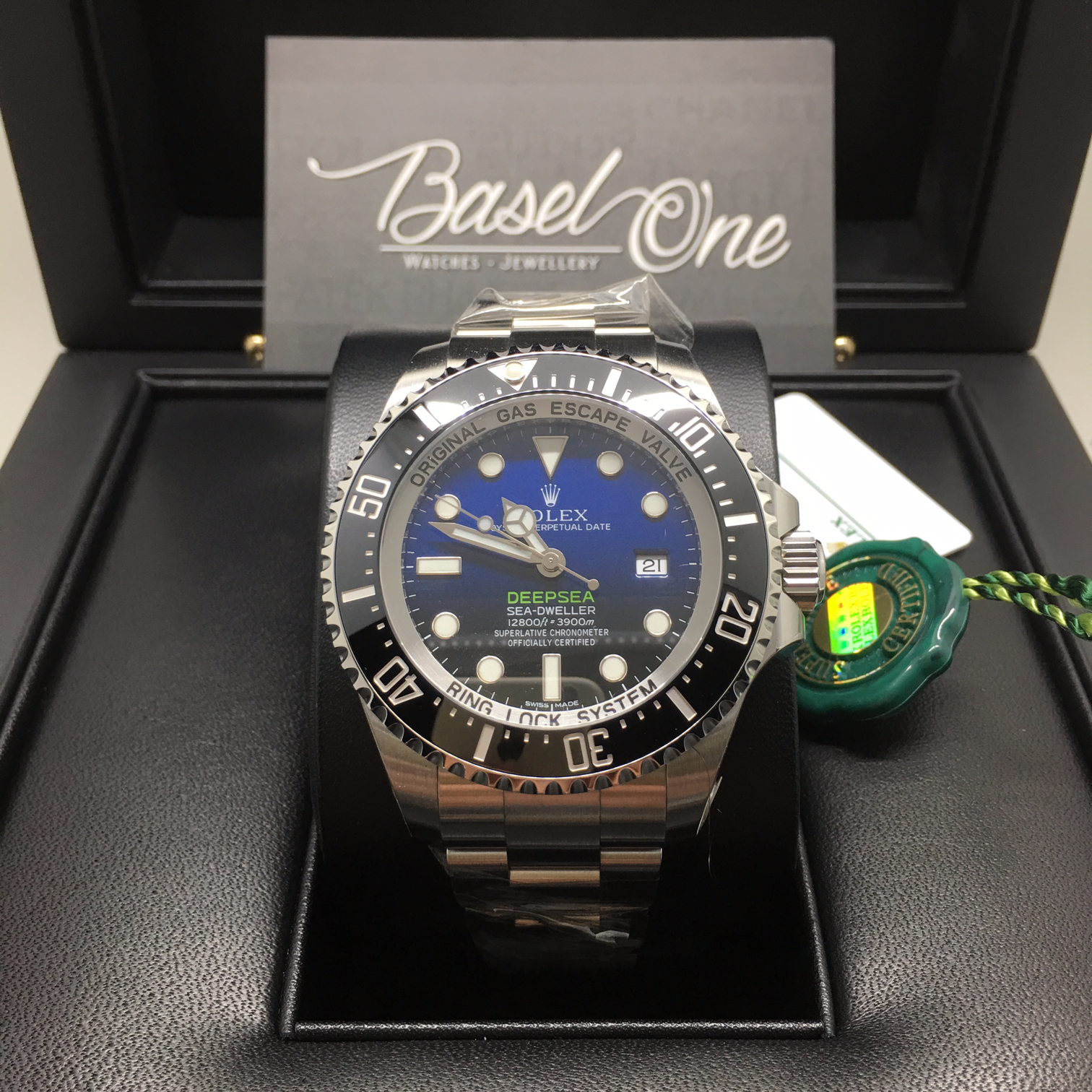 DISCONTINUED BRAND NEW ROLEX 116660 DEEP BLUE OYSTER PERPETUAL ROLEX DEEPSEA D-BLUE DIAL 44MM