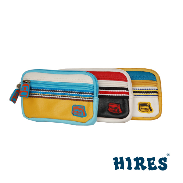 【HIRES】彩色織帶-三拼系列-零錢包