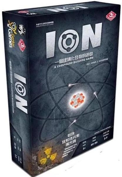 ION 繁體中文版 內附放射性元素擴充 一個建構化合物的遊戲 化學桌遊