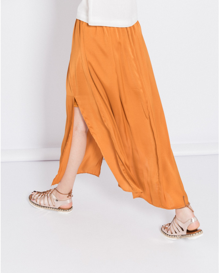 【silvian-heach】開衩寬鬆細摺裙