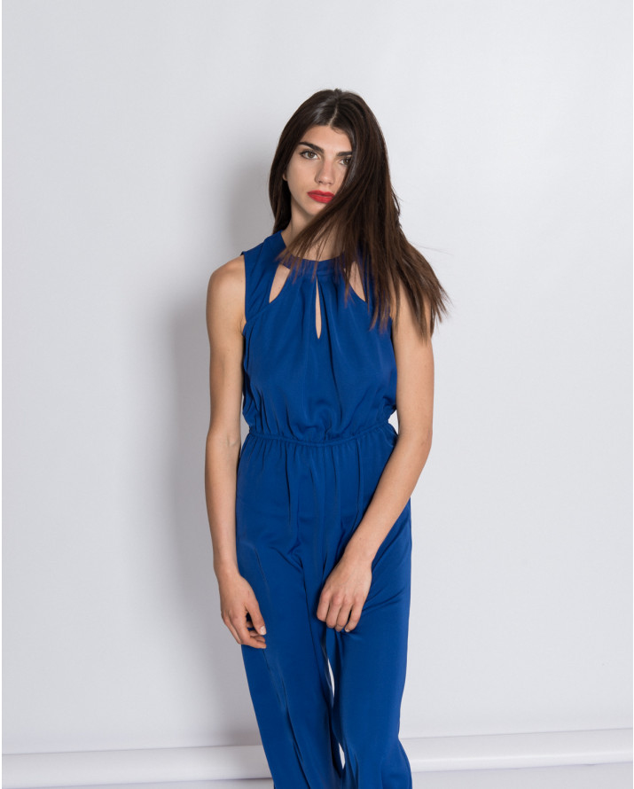 【silvian-heach】鎖骨鏤空無袖連身褲