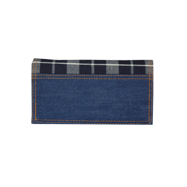 【HIRES】格紋牛仔系列-皮夾