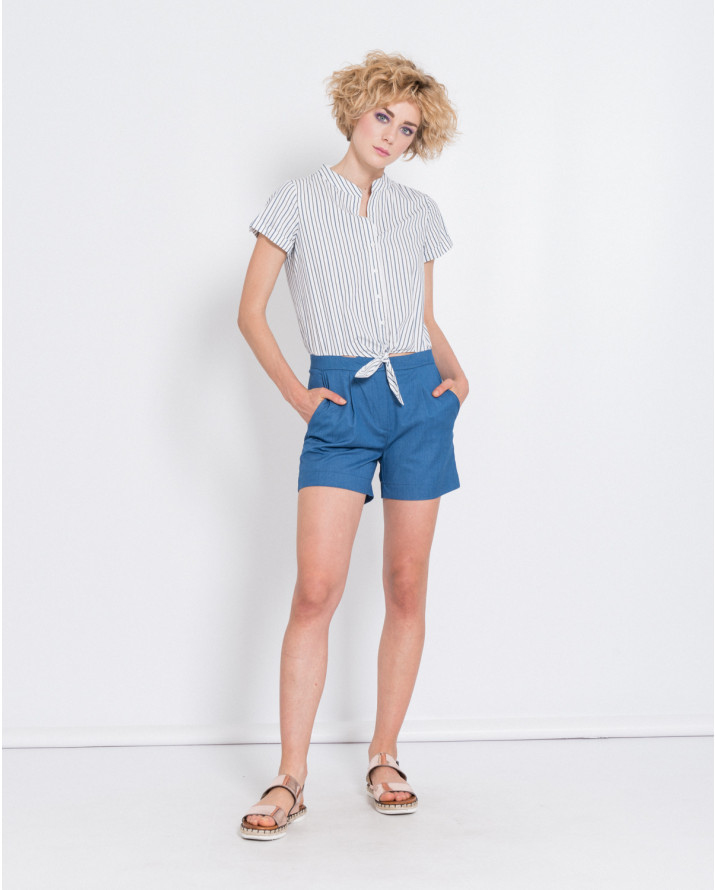 【silvian-heach】海軍風短袖連身短褲