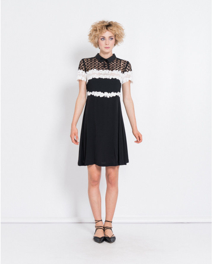 【silvian-heach】蕾絲拼接洋裝