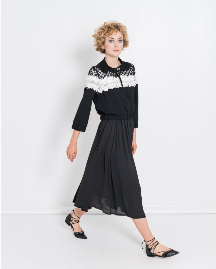 【silvian-heach】蕾絲拼接外套