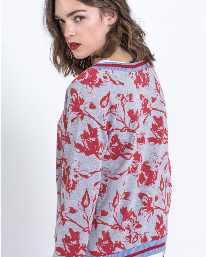 【silvian-heach】雕花剪影長袖厚T恤