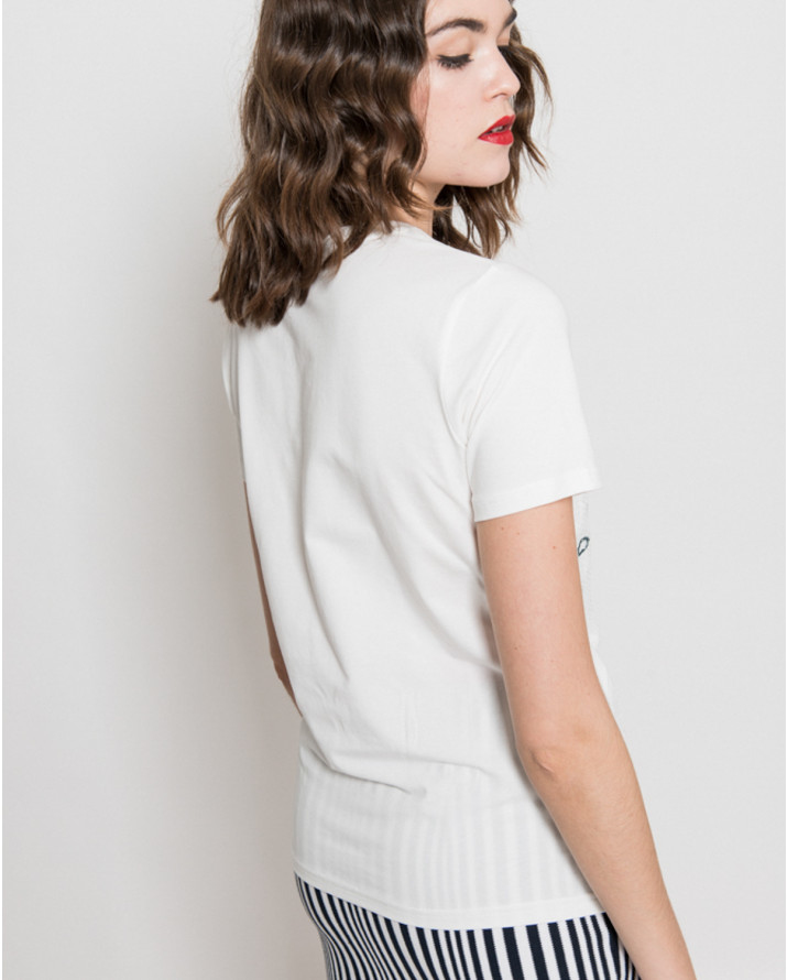 【silvian-heach】亮片彩色三角圖型短袖T恤