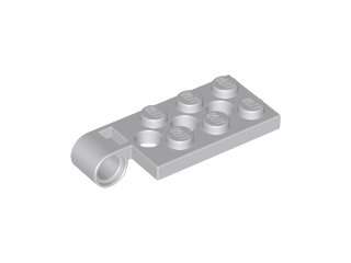 98286 Hinge Plate 2 x 4 with Pin Hole and 3 Holes - Top