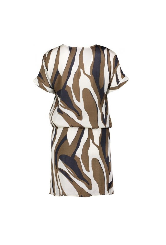 【KOCCA】腰間抽繩襯衫式連身洋裝