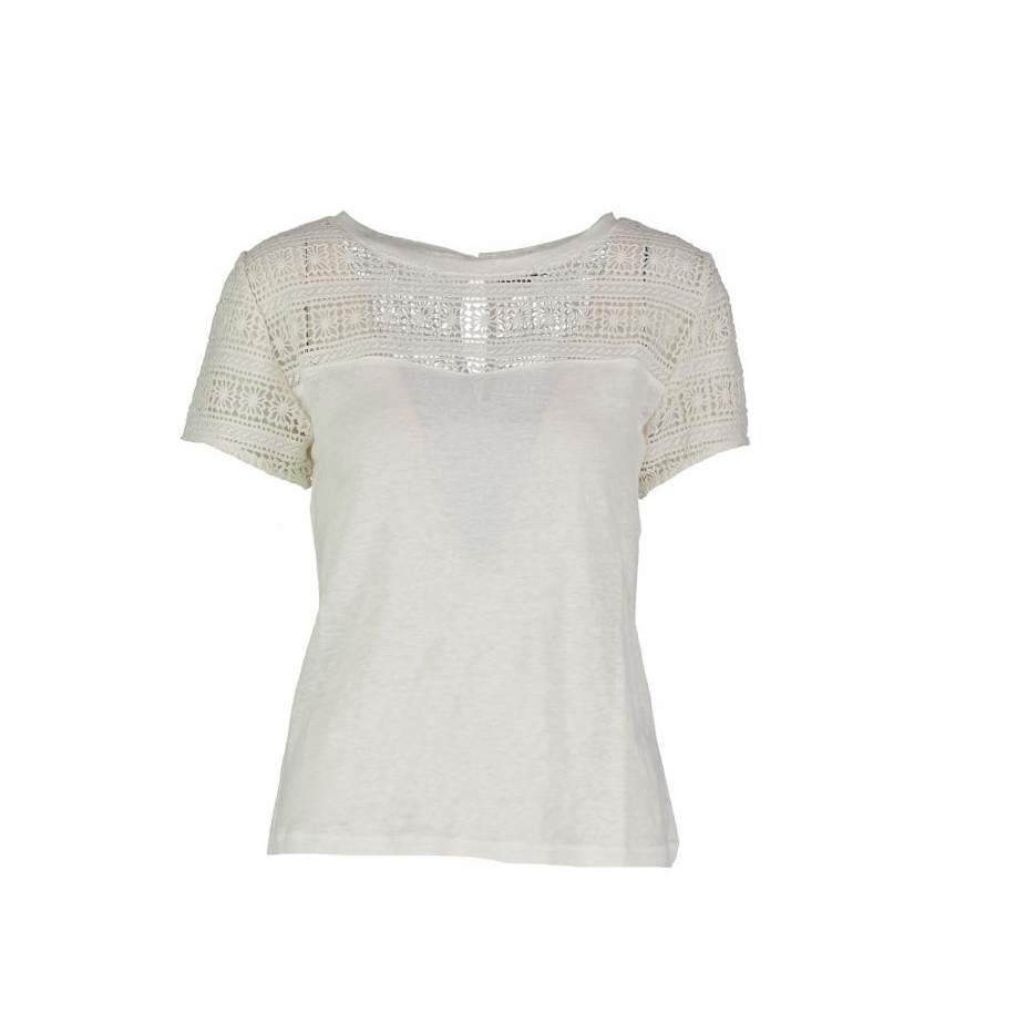 【KOCCA】氣質剪接雕花上衣