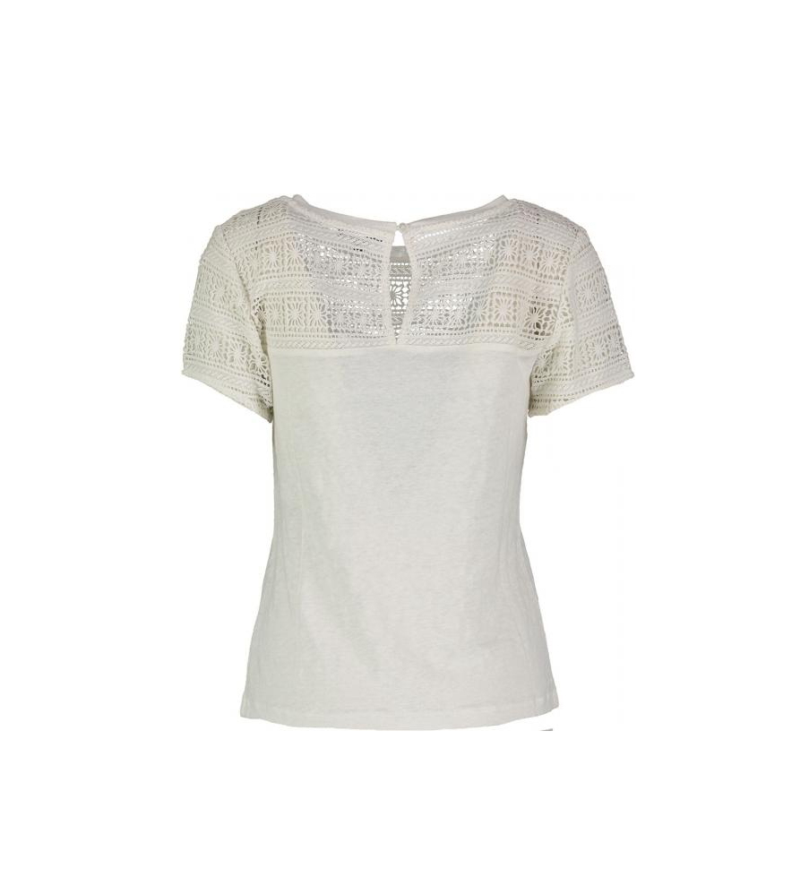 【KOCCA】氣質剪接雕花上衣