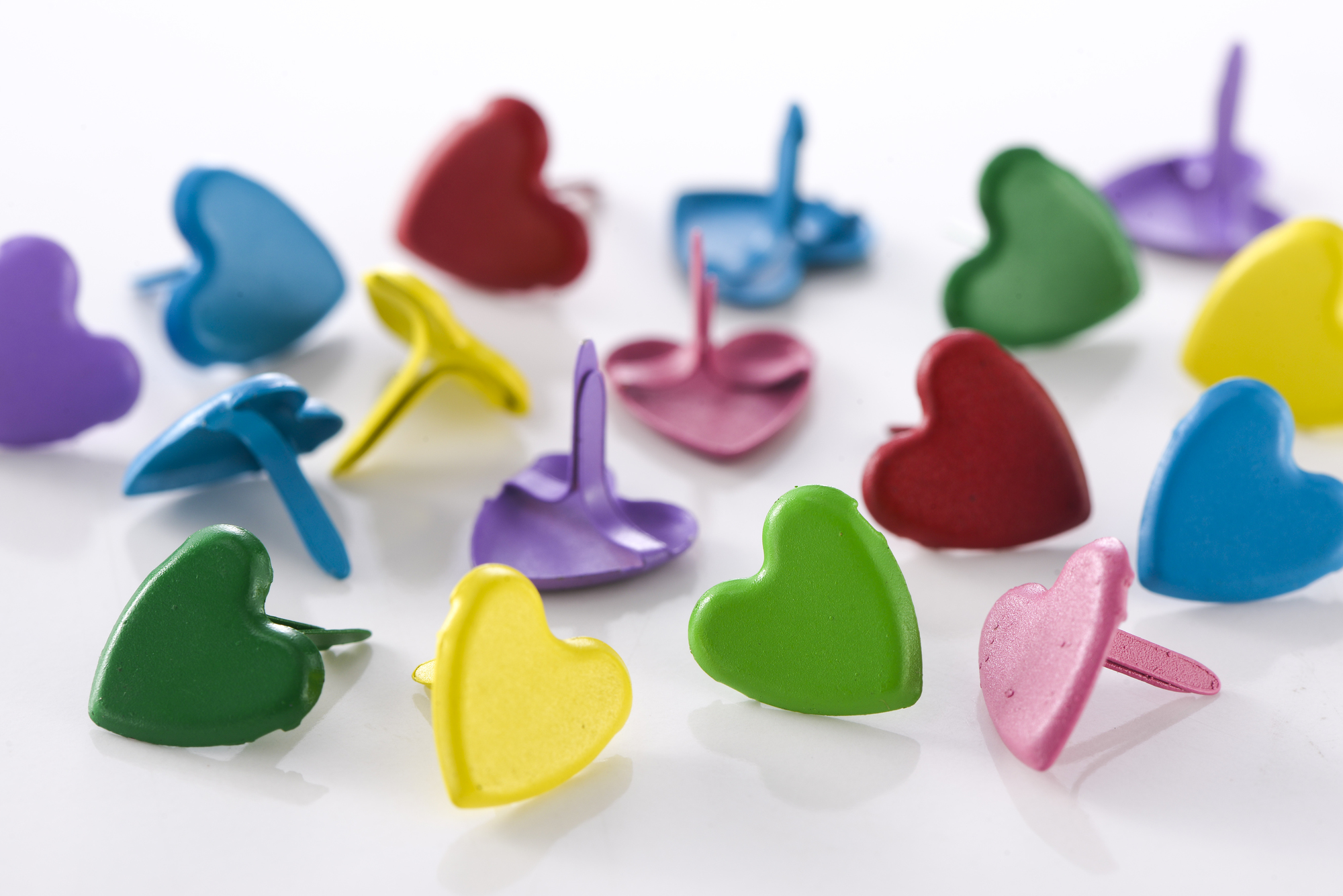 造型兩腳釘 | 愛心1 (10 mm)  #T9003