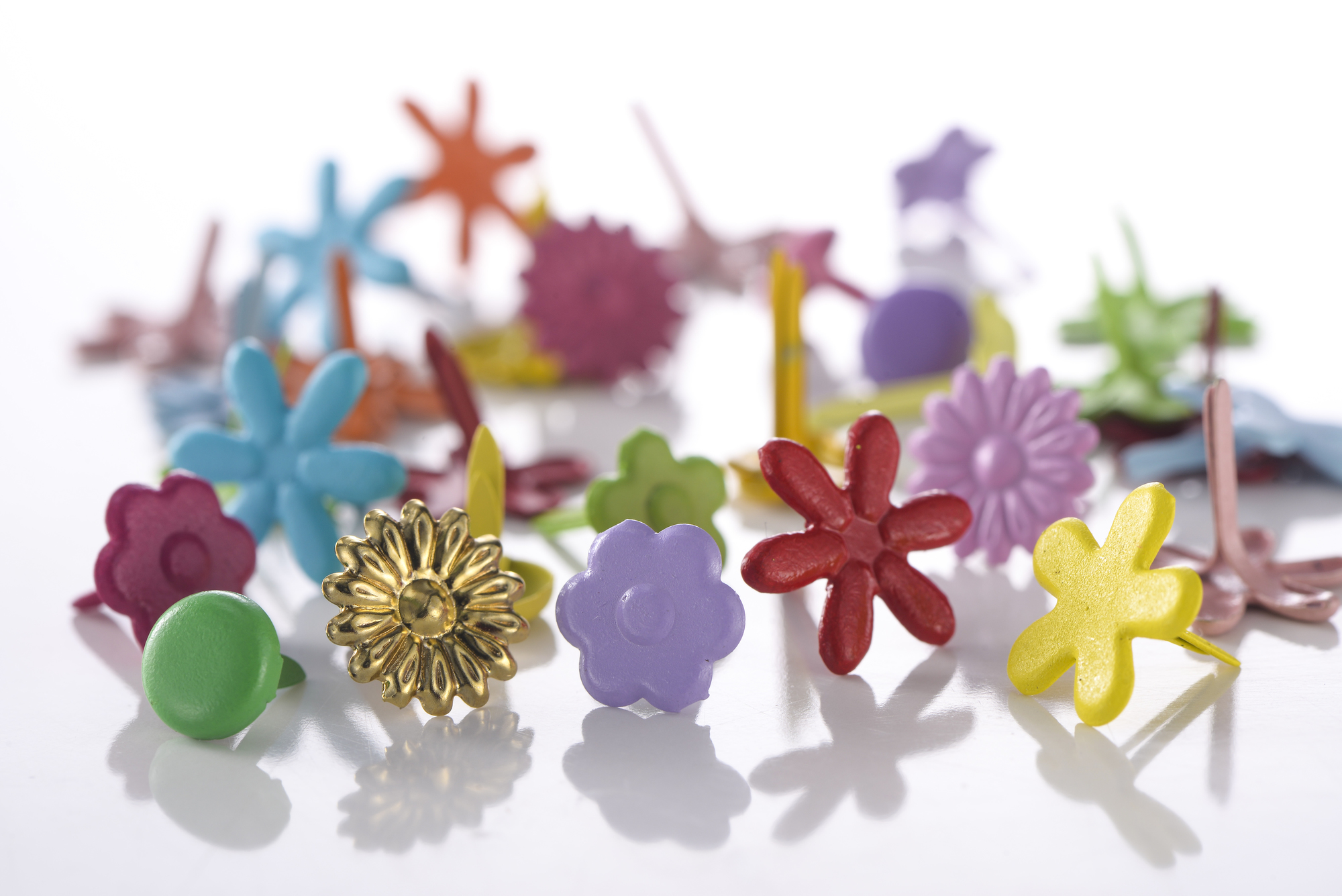 造型兩腳釘 | 組合包 - 綜合艾花釘  #T9003