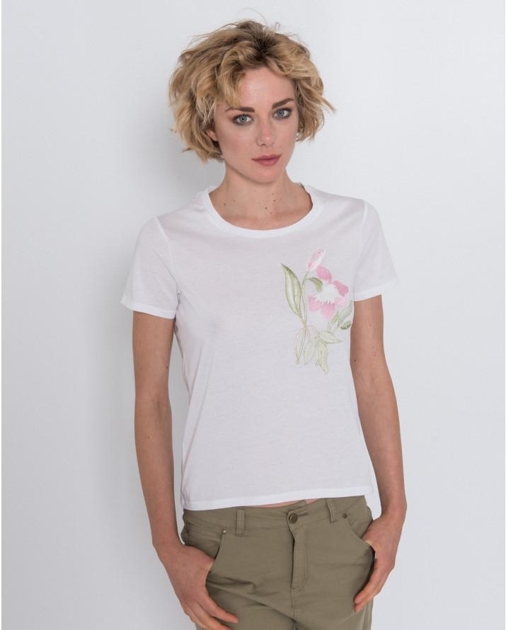 【silvian-heach】繡花短袖T恤