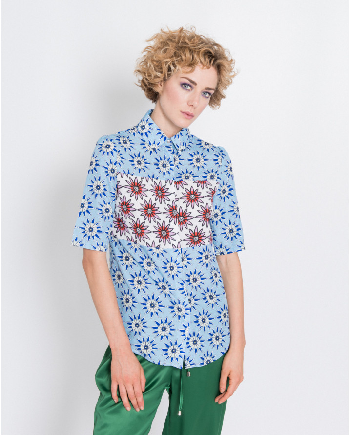 【silvian-heach】太陽花短袖襯衫