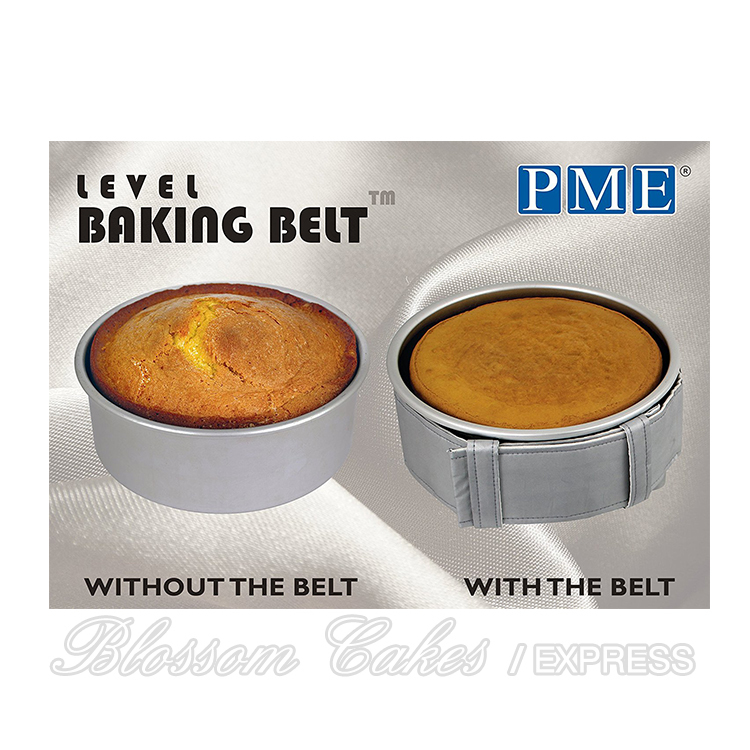 PME Level Baking Belt for 3" Deep Round and Square Pans (Various Lengths Available)