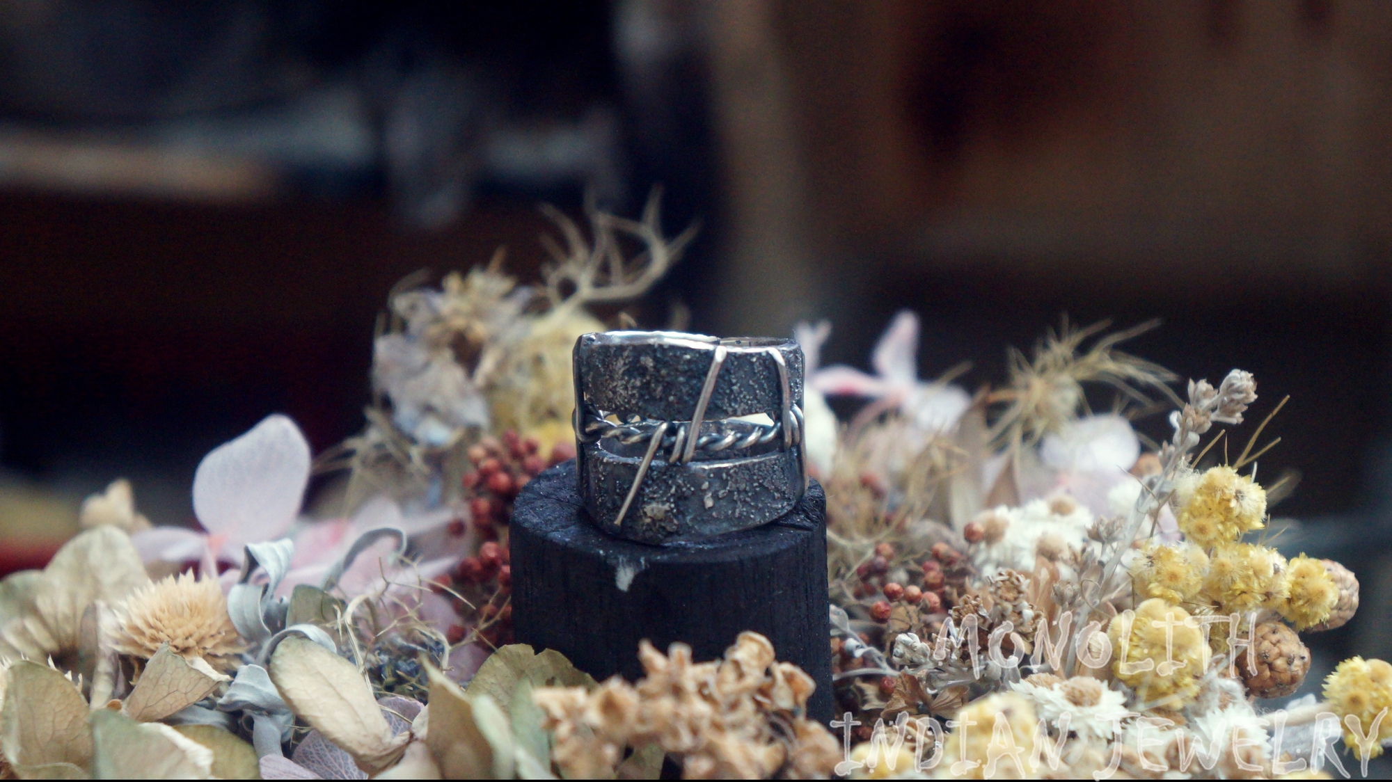 Tufa風格 鐵刺網 【戒指】