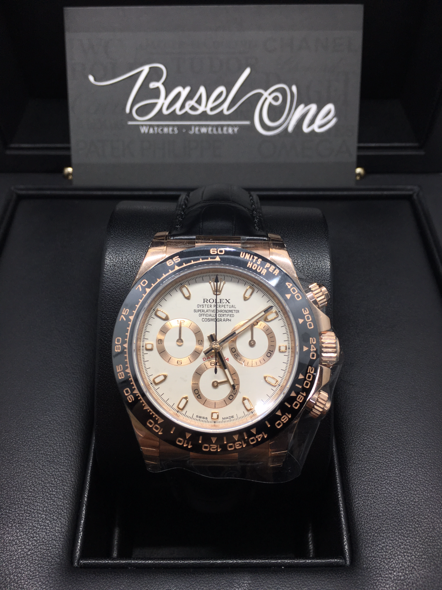 DISCONTINUED BRAND NEW ROLEX 116515LN 116515 OYSTER PERPETUAL COSMOGRAPH DAYTONA ROSE GOLD IVORY