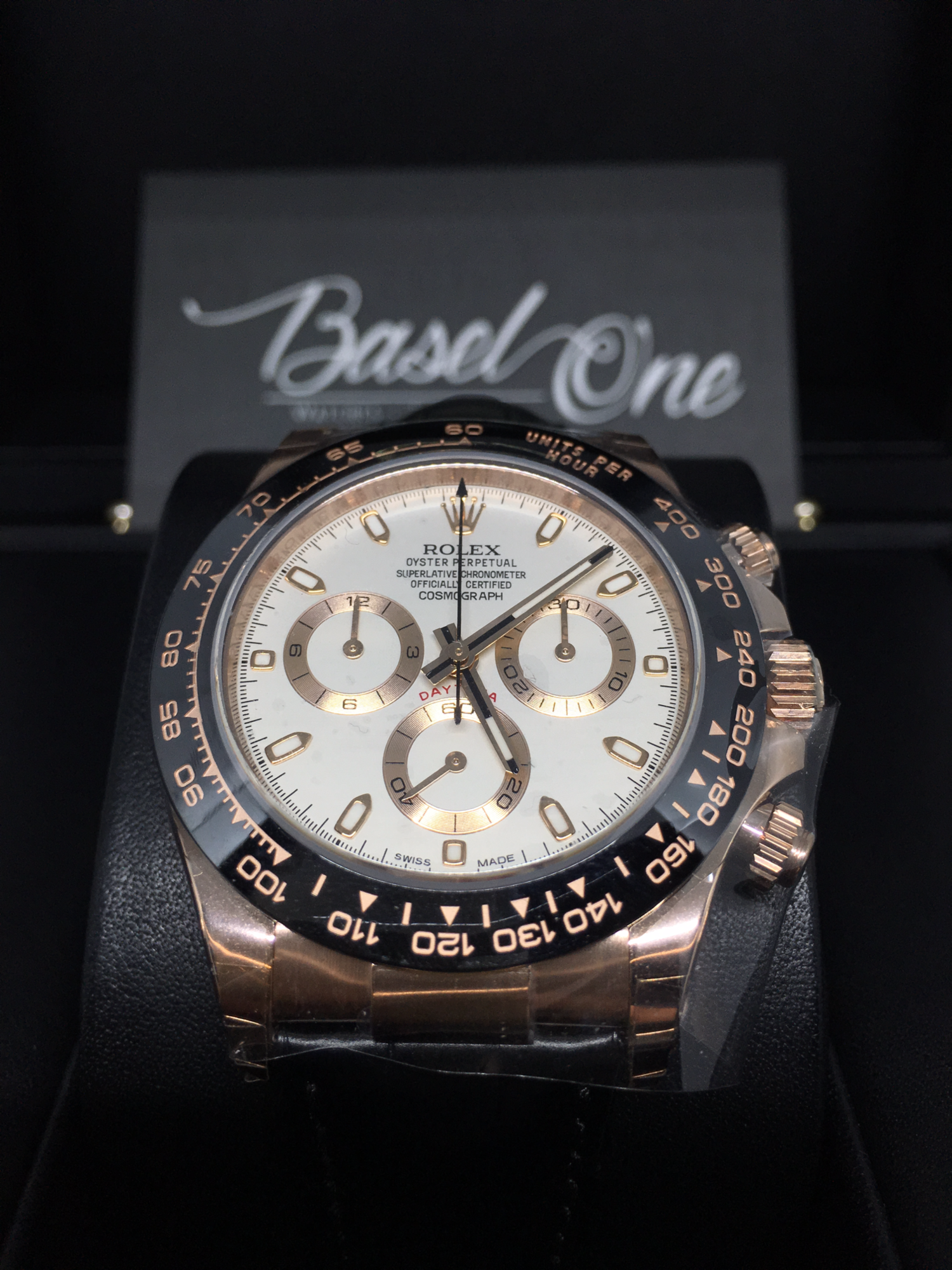 DISCONTINUED BRAND NEW ROLEX 116515LN 116515 OYSTER PERPETUAL COSMOGRAPH DAYTONA ROSE GOLD IVORY