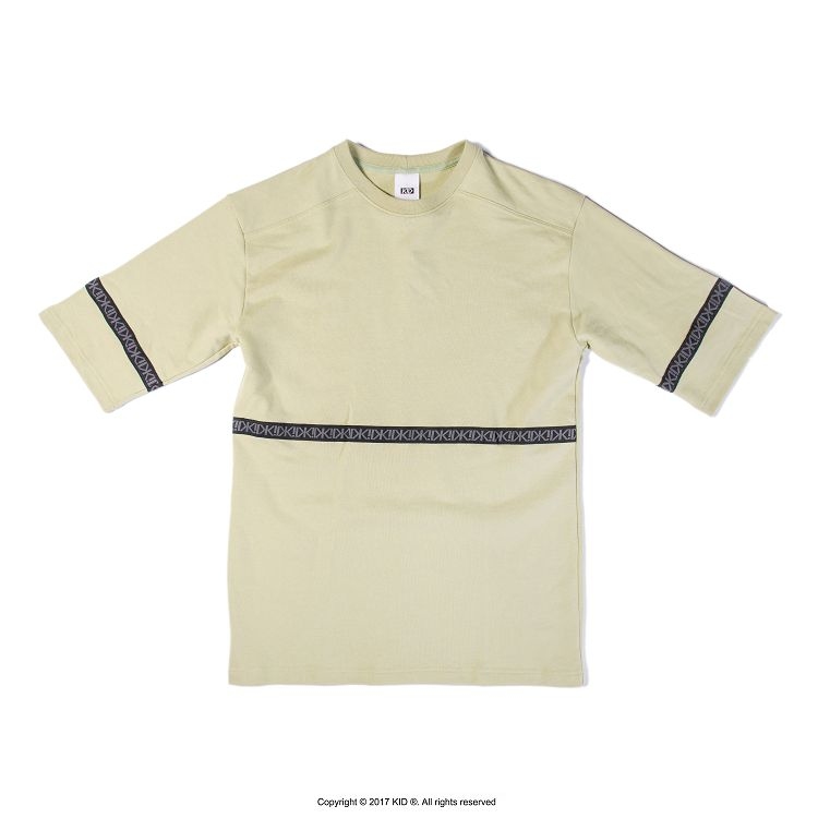 KID ® 落肩五分袖 淺抹茶