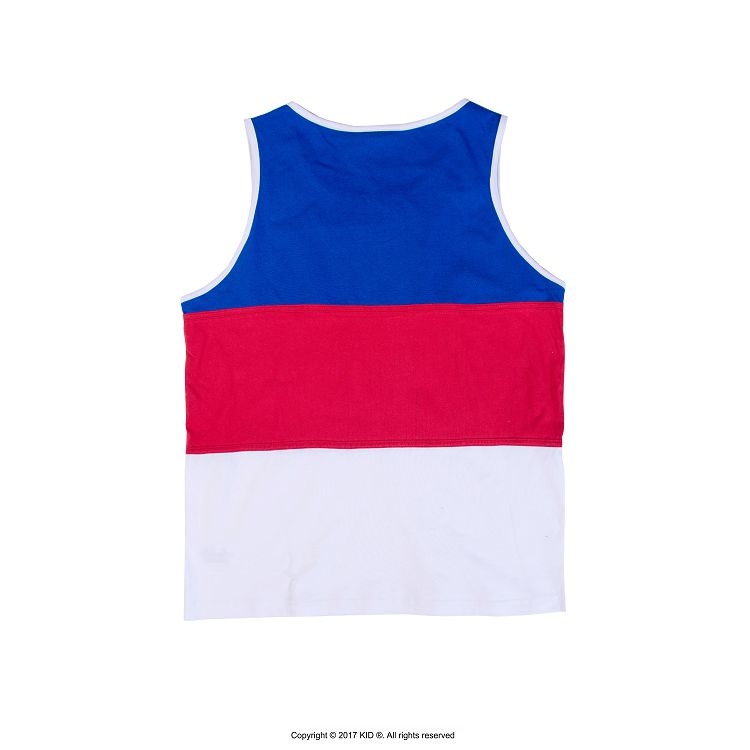 KID ® 色塊拼接背心 日字款
