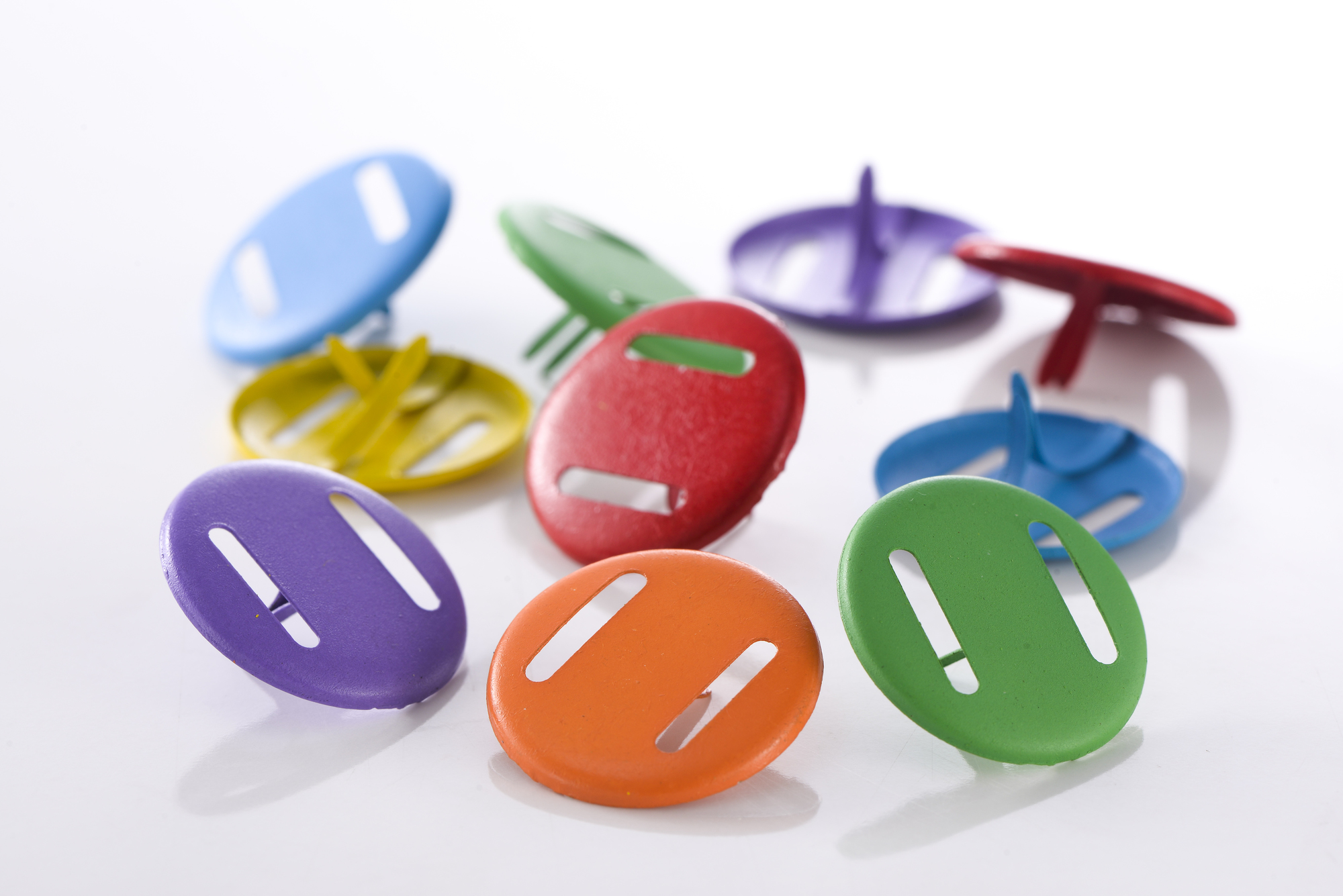 造型兩腳釘 | 圓形緞帶釦 (25 mm)  #T9003