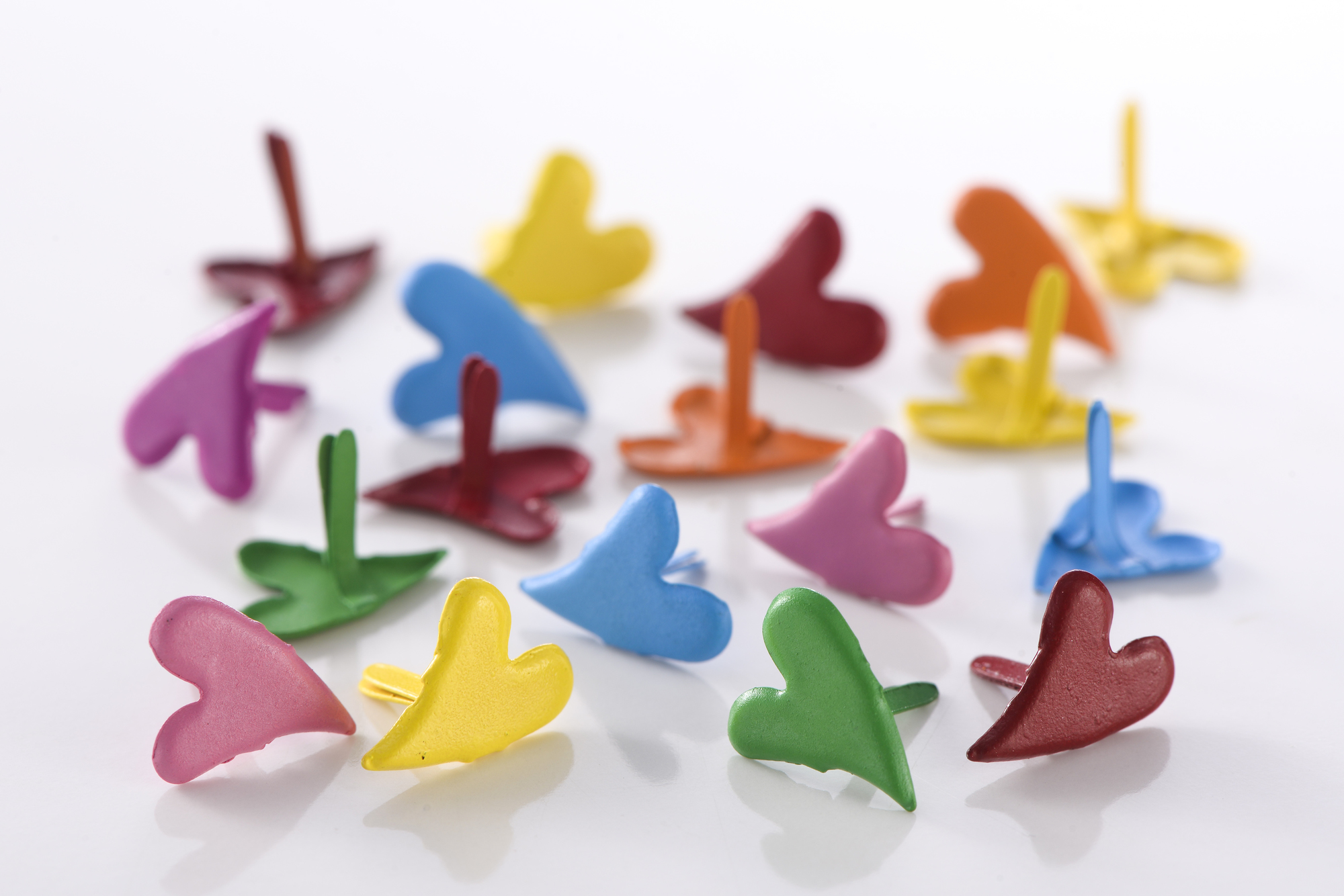 造型兩腳釘 | 愛心3 (10mm)  #T9003