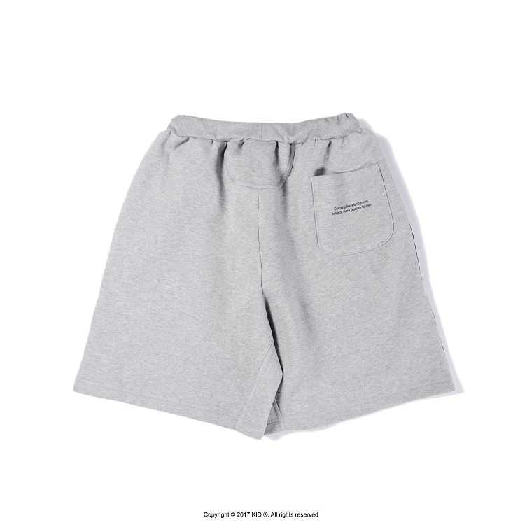 KID ® 織帶短褲 灰