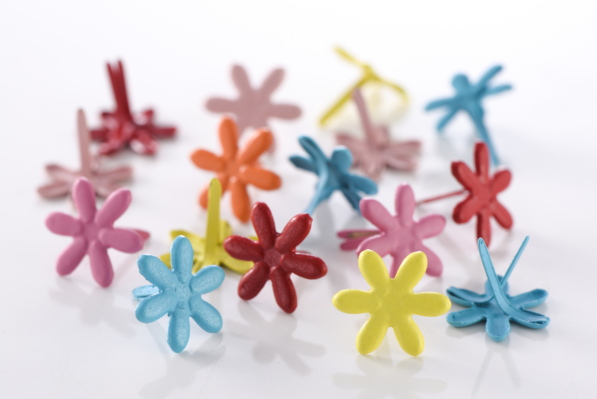 造型兩腳釘 | 小花2 (15mm)  #T9003