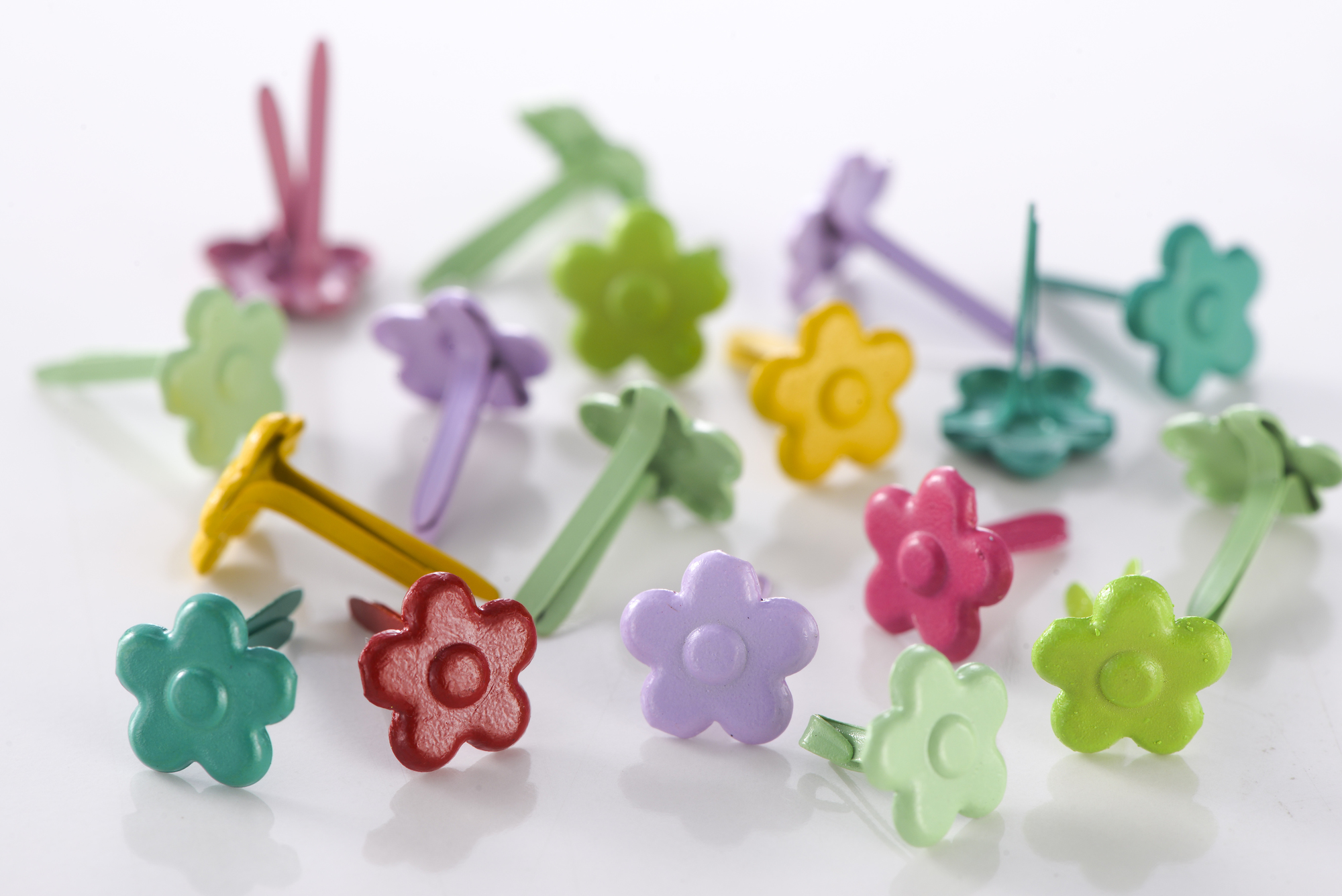 造型兩腳釘 | 小花3 (10mm)  #T9003