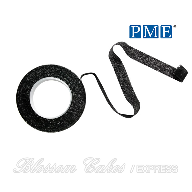 PME Sparkle Tape - Black w/ Silver Sparkle