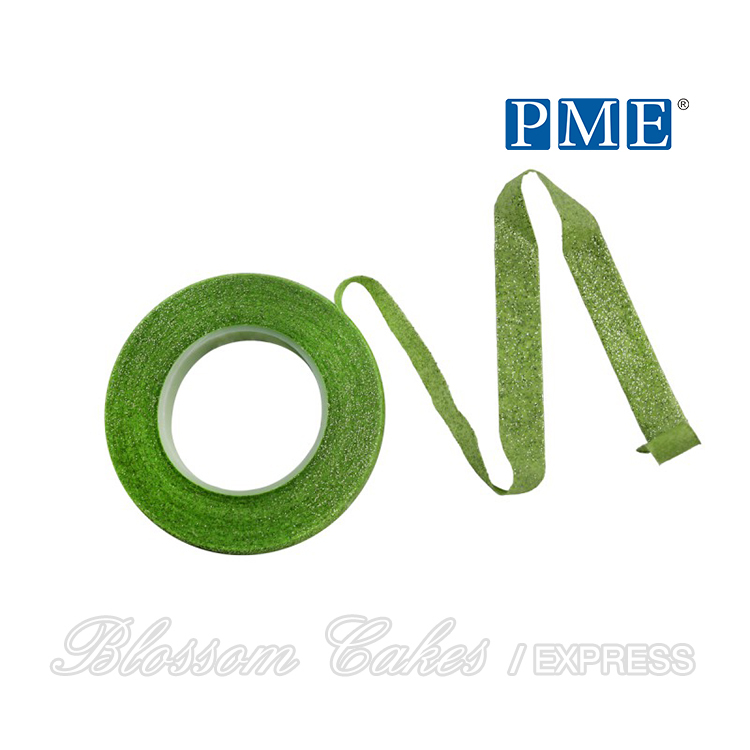 PME Sparkle Tape - Light Green w/ Silver Sparkle