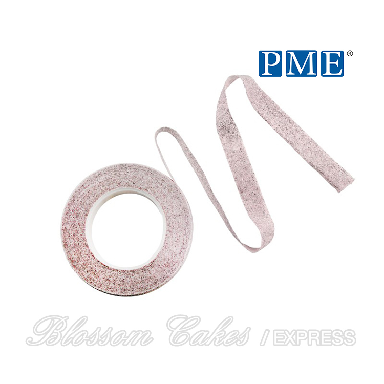 PME Sparkle Tape - Pale Pink w/ Silver Sparkle