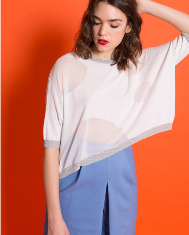 【silvian-heach】圈圈短版針織衫