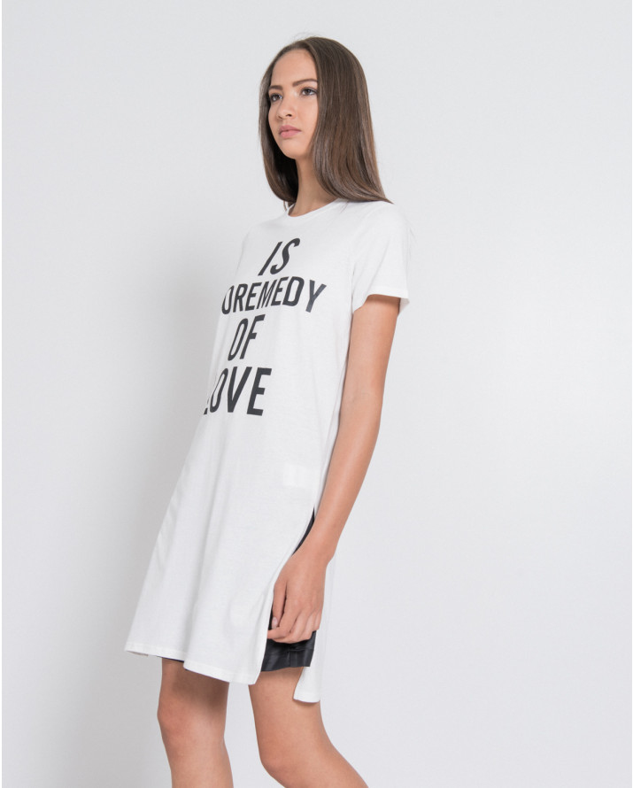 【silvian-heach】愛無可救藥開衩長版T恤